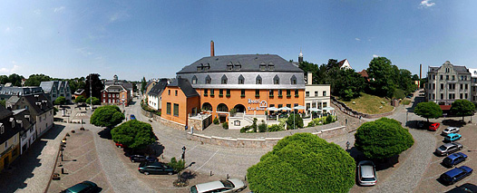 Panoramaansicht des Hotels Lay-Haus